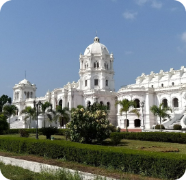 Historic white palace